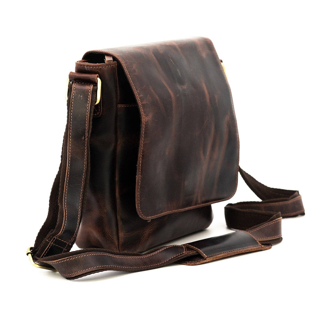 Cordova Buffalo Leather Messenger Bag