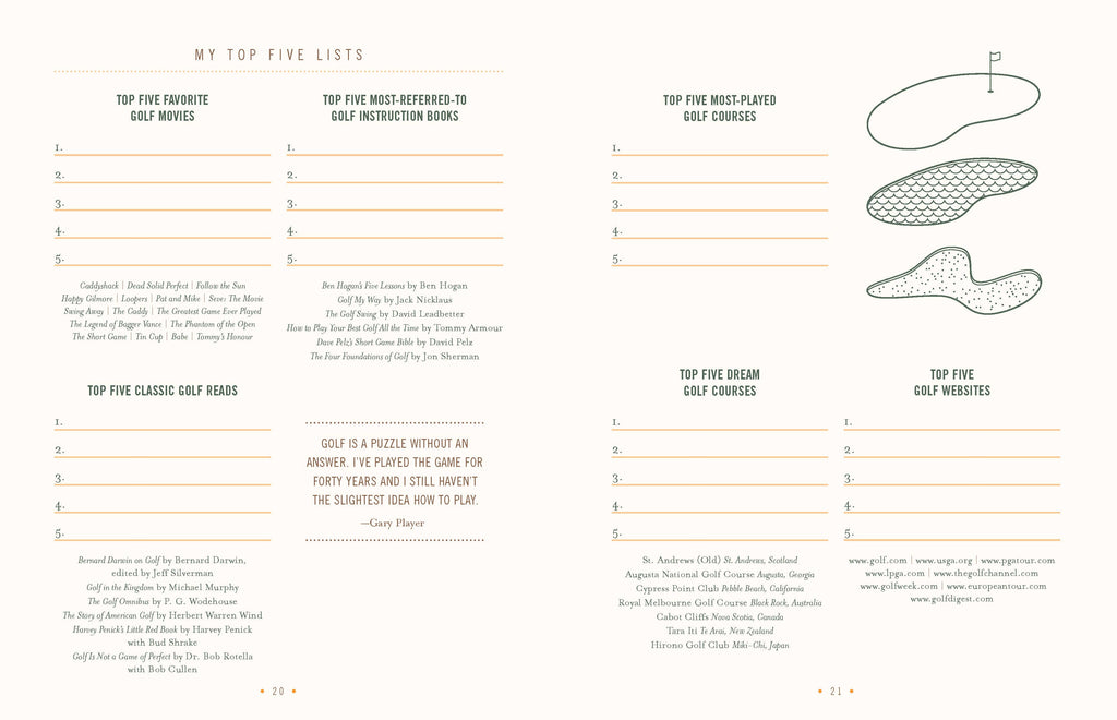 Ultimate Golf Journal