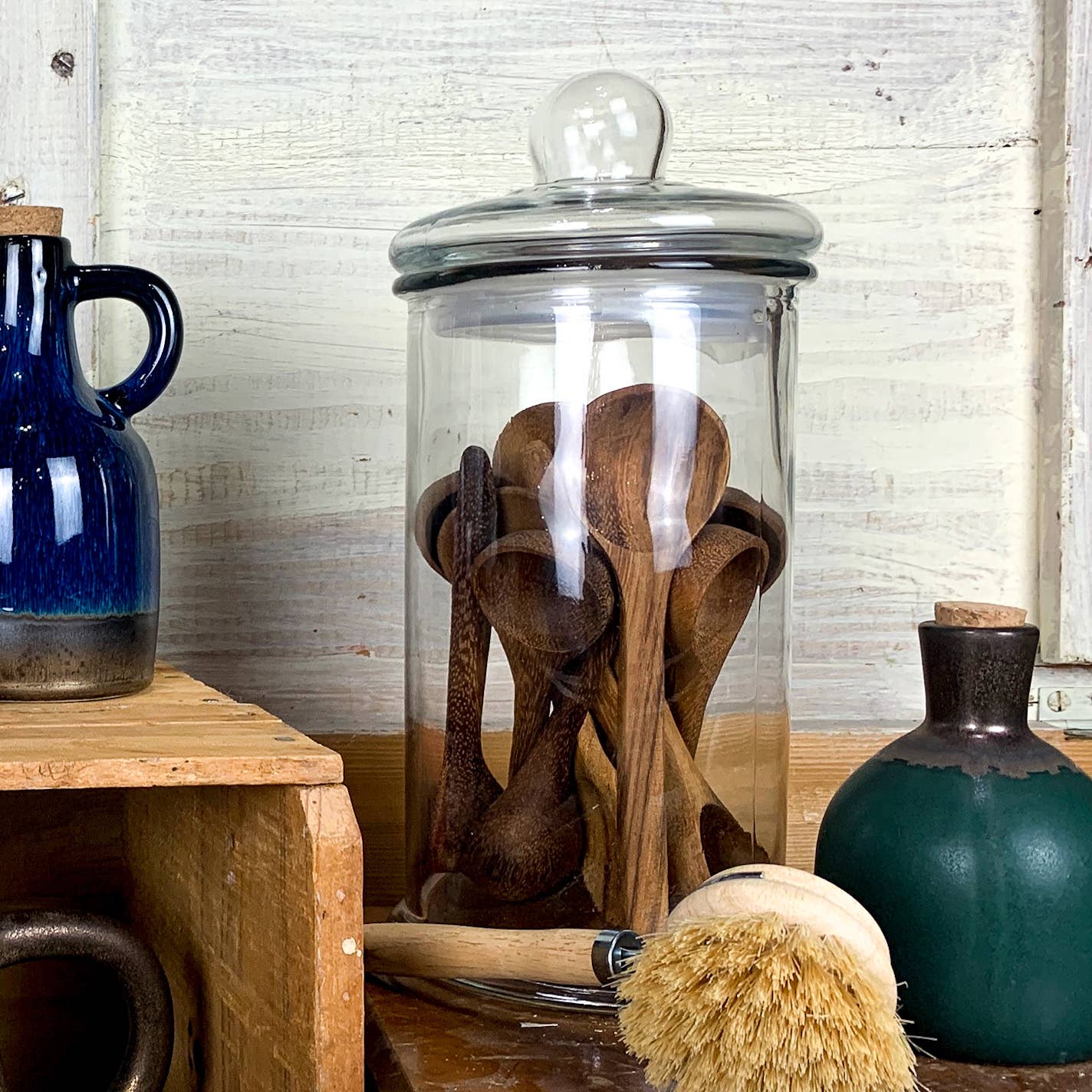 Carved Spoons Set of 3