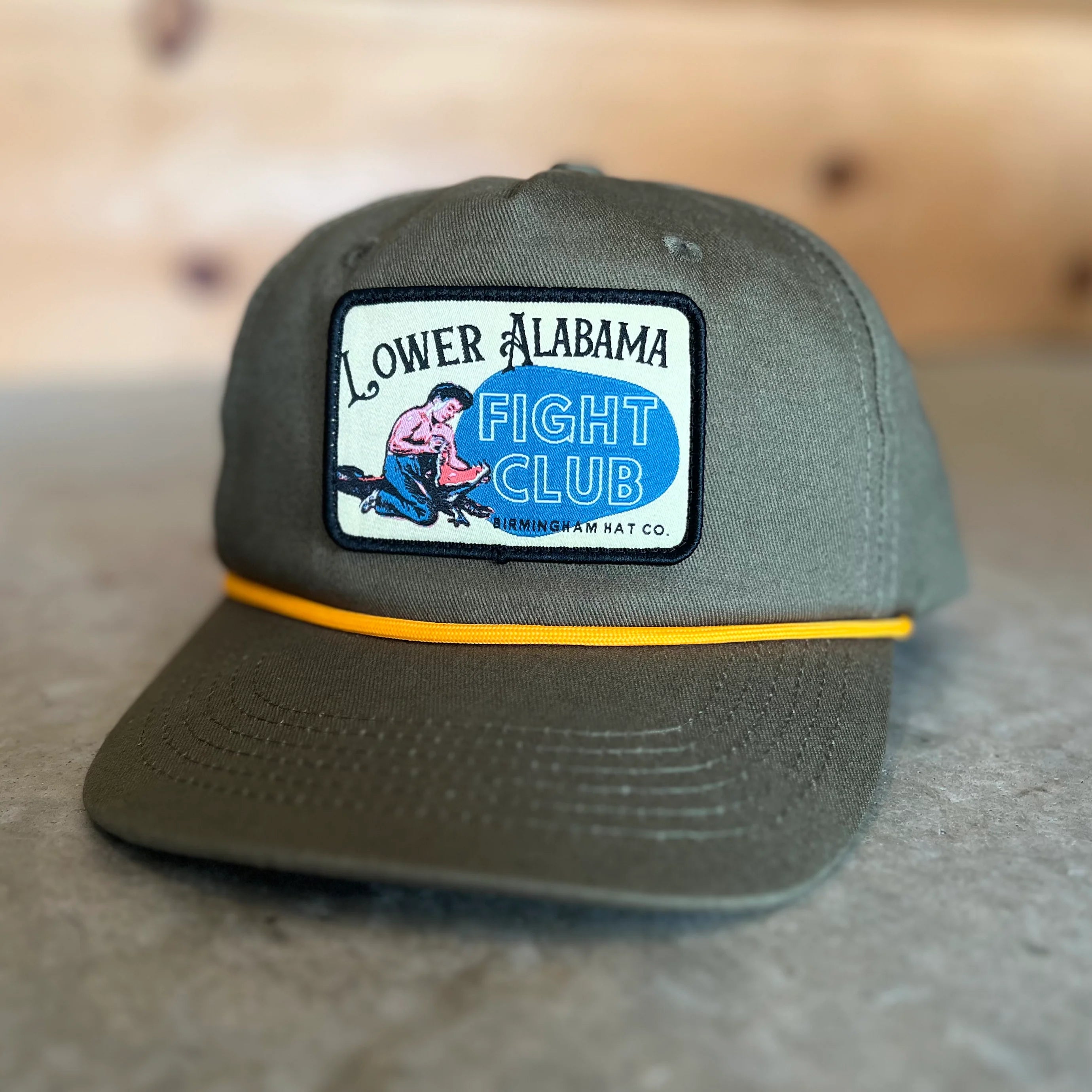 Lower Alabama Fight Club Rope Hat - Birmingham Hat Co.