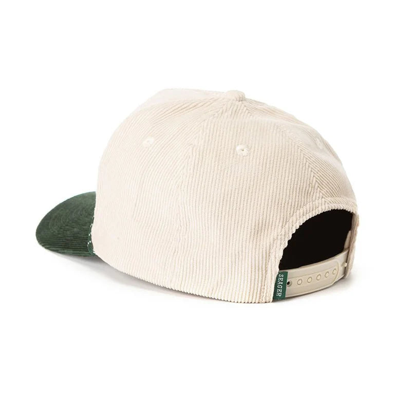 Los Rios Corduroy Snapback Natural Green