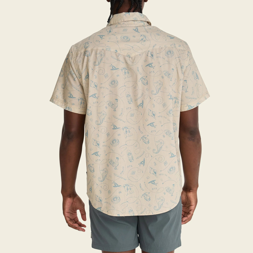 H Bar B Snapshirt - Sea Rodeo : Sand