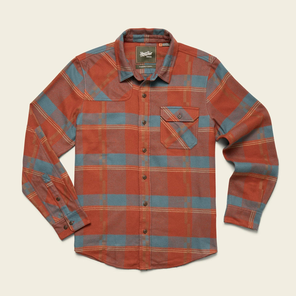 Harkers Flannel : Backdrop Plaid : Terracotta