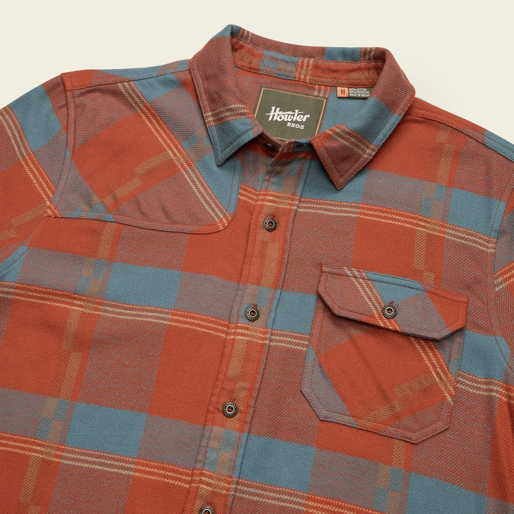 Harkers Flannel : Backdrop Plaid : Terracotta