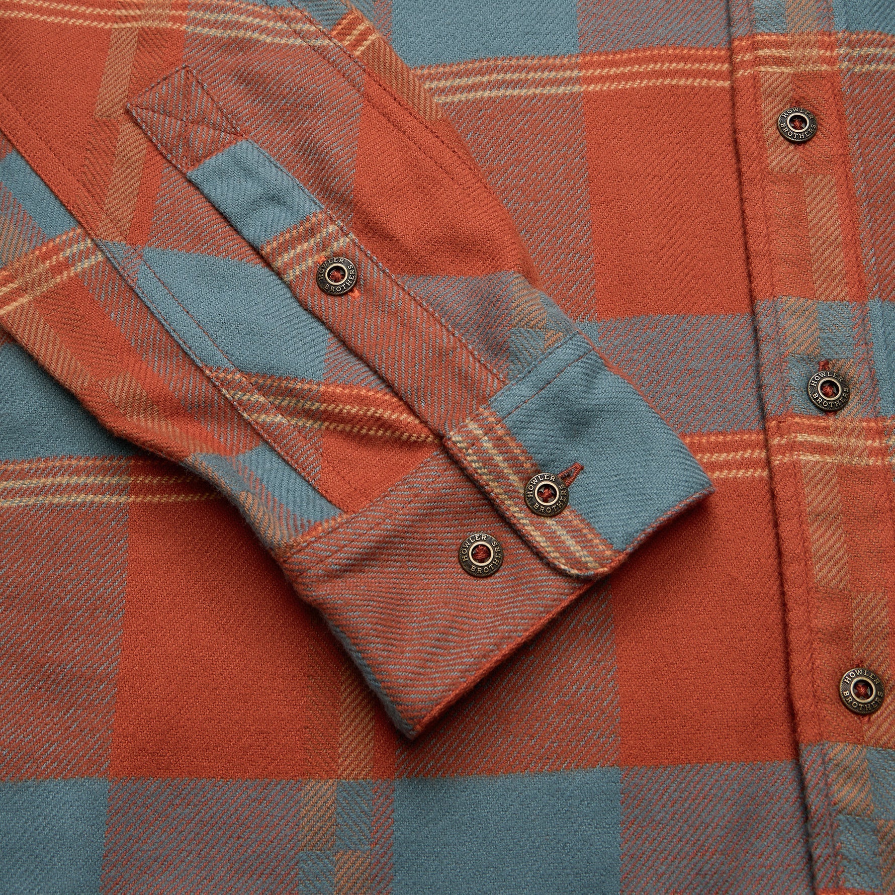 Harkers Flannel : Backdrop Plaid : Terracotta