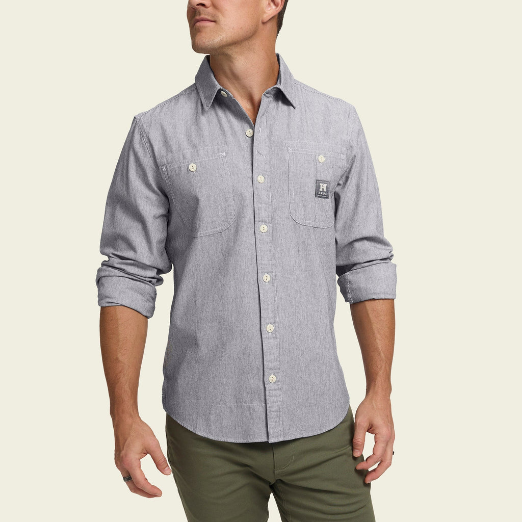 Tallier Work Shirt - Hickory Stripe Chambray