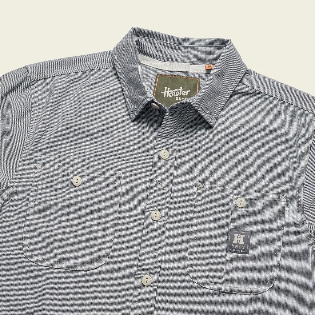 Tallier Work Shirt - Hickory Stripe Chambray