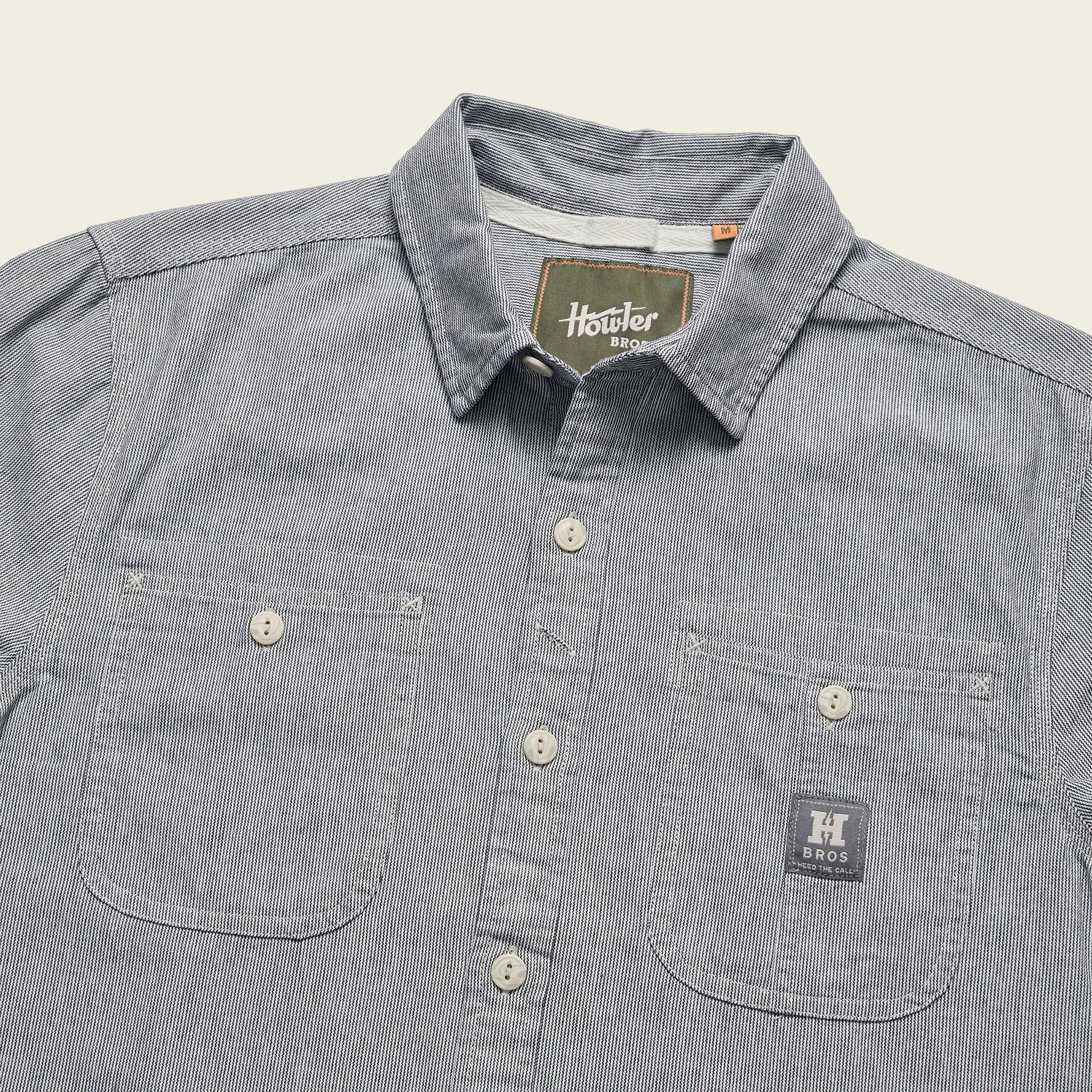 Tallier Work Shirt - Hickory Stripe Chambray