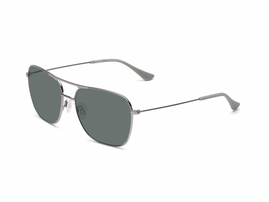 Caddis Hooper Sunglasses Polished Gunmetal - Polarized Grey