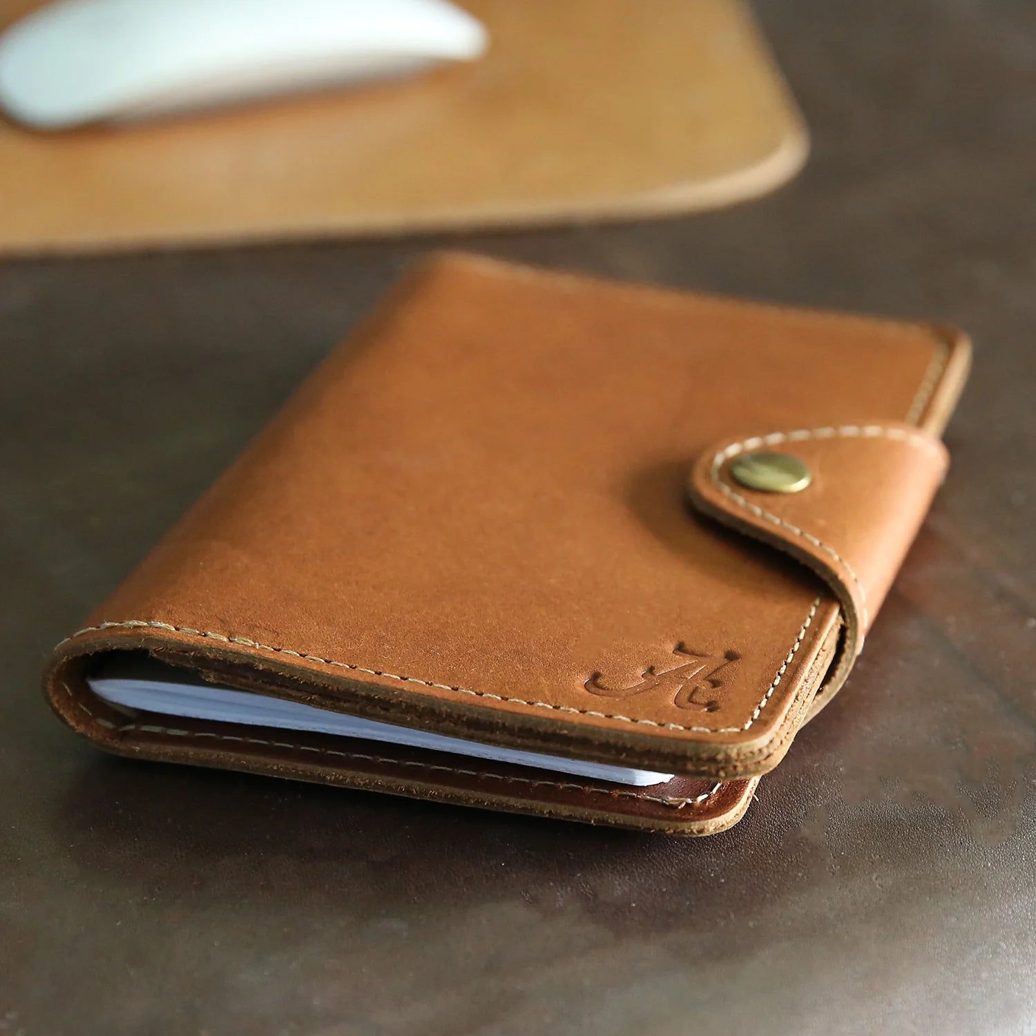 The Officially Licensed Alabama Logbook Fine Leather Field Notes Moleskine Wallet Pocketbook Cover