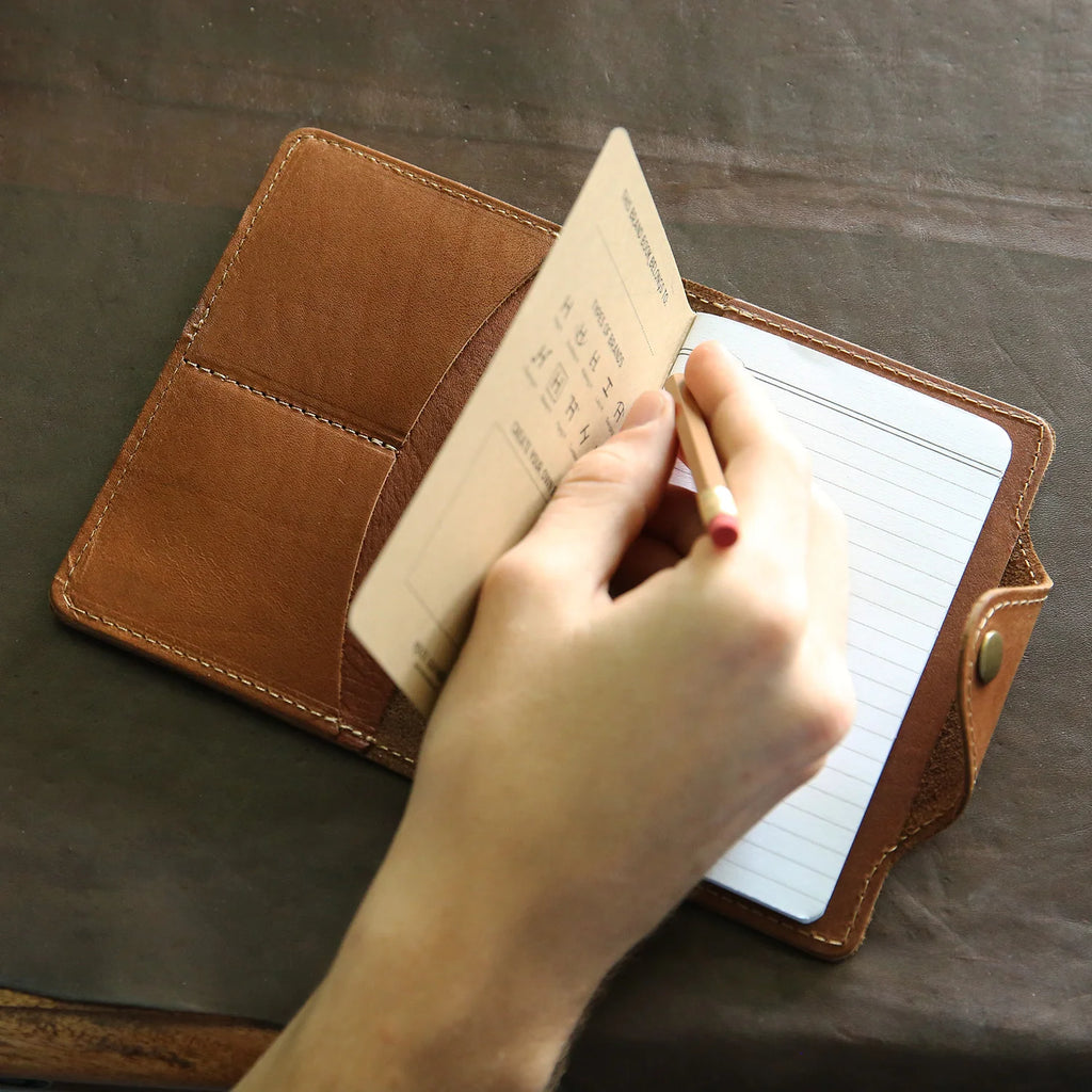 The Officially Licensed Alabama Logbook Fine Leather Field Notes Moleskine Wallet Pocketbook Cover