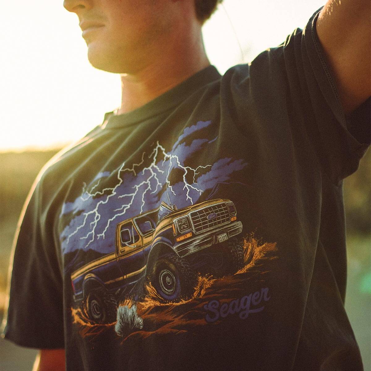 MUD ROMP PREMIUM TEE PIGMENT BLACK