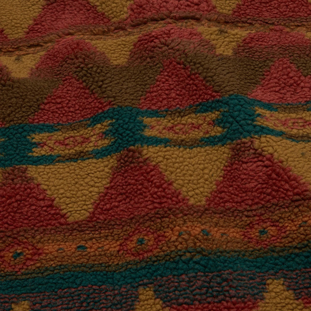 Allegheny Fleece Overshirt - Mitla Motifs - Brick