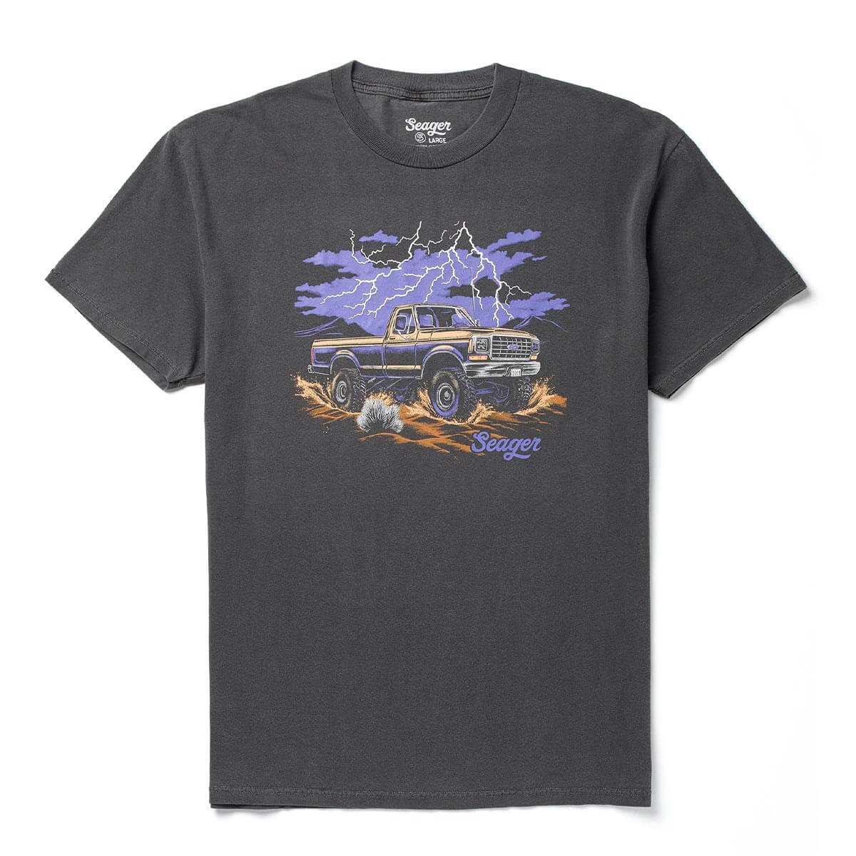 MUD ROMP PREMIUM TEE PIGMENT BLACK