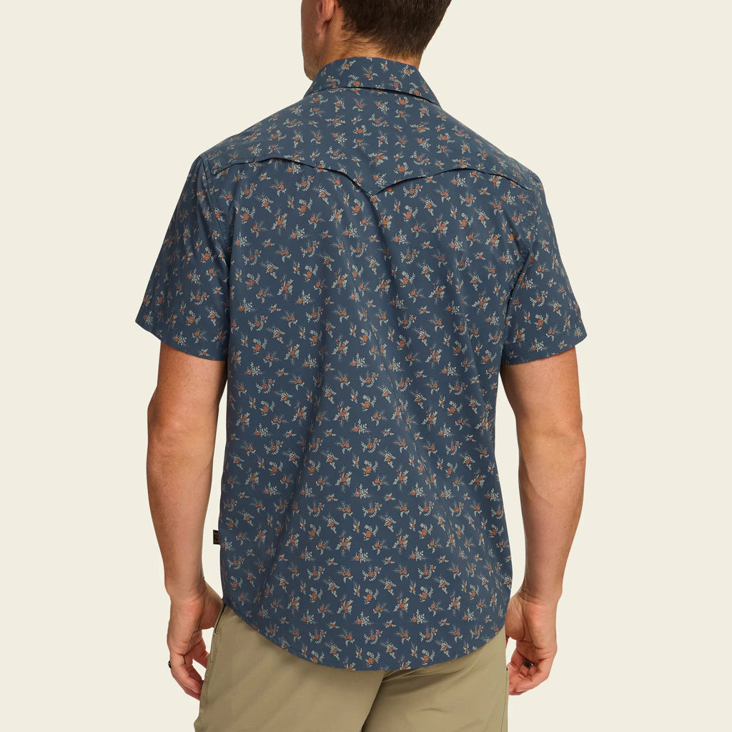 Open Country Tech Shirt : Rancher Floral : Dark Slate