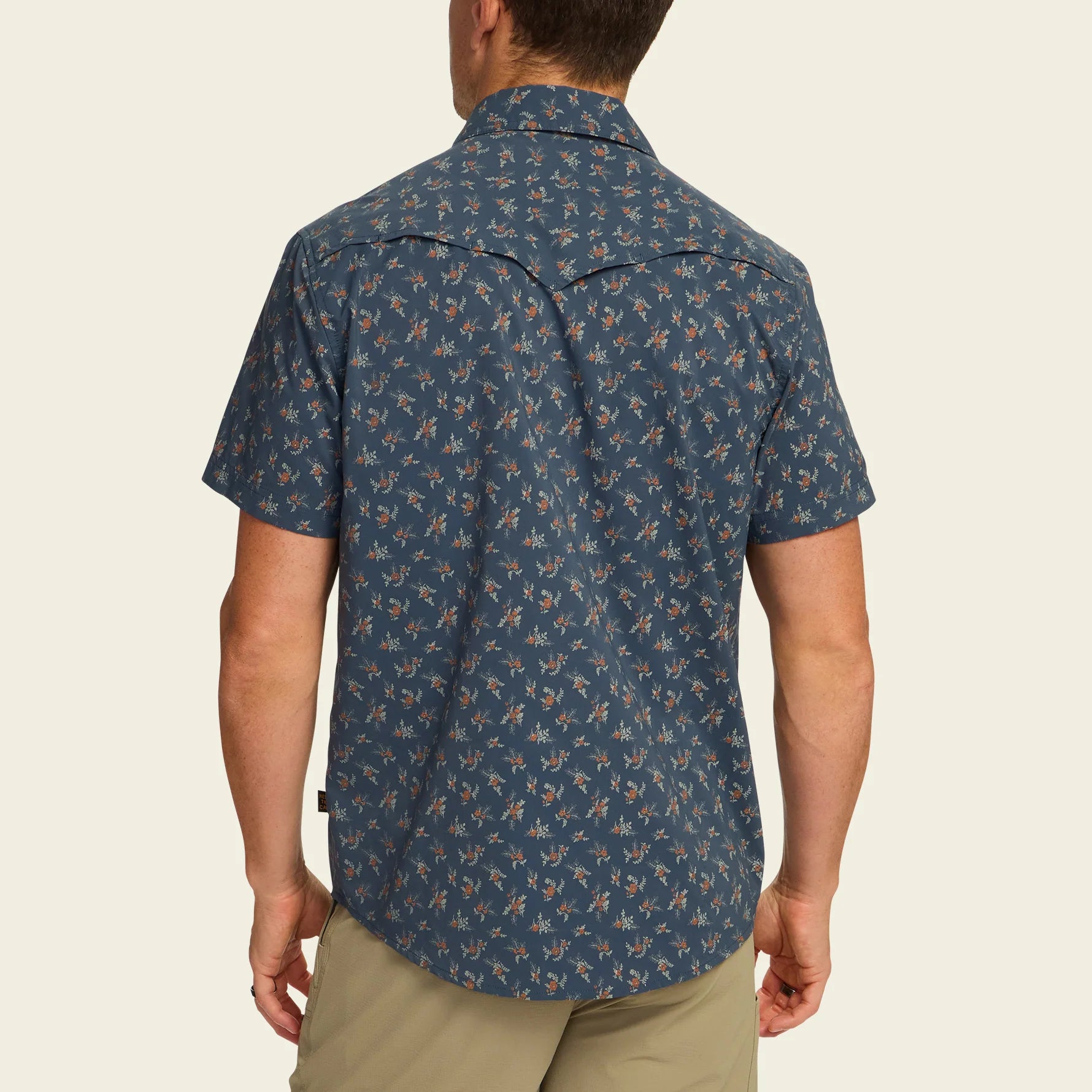 Open Country Tech Shirt : Rancher Floral : Dark Slate