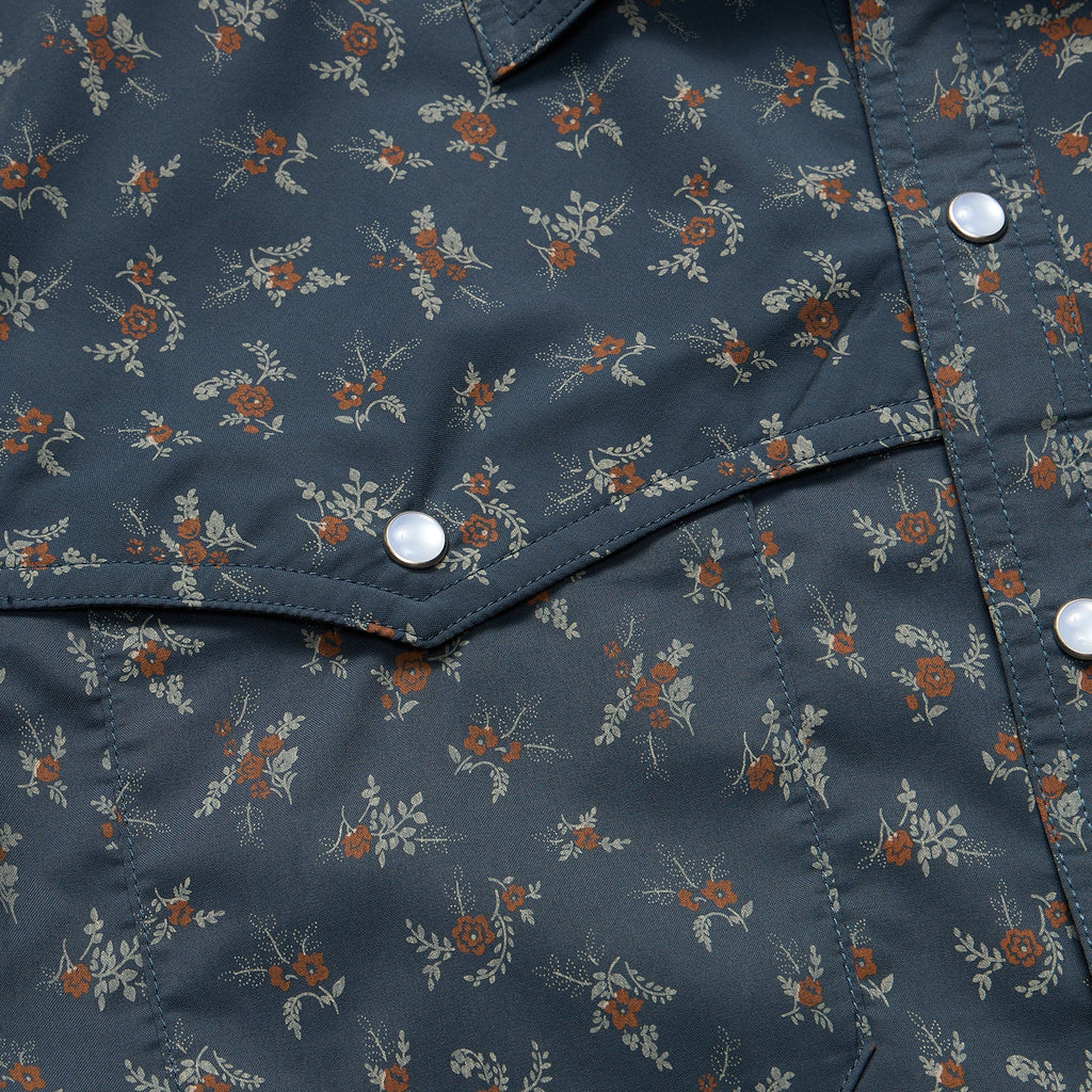 Open Country Tech Shirt : Rancher Floral : Dark Slate