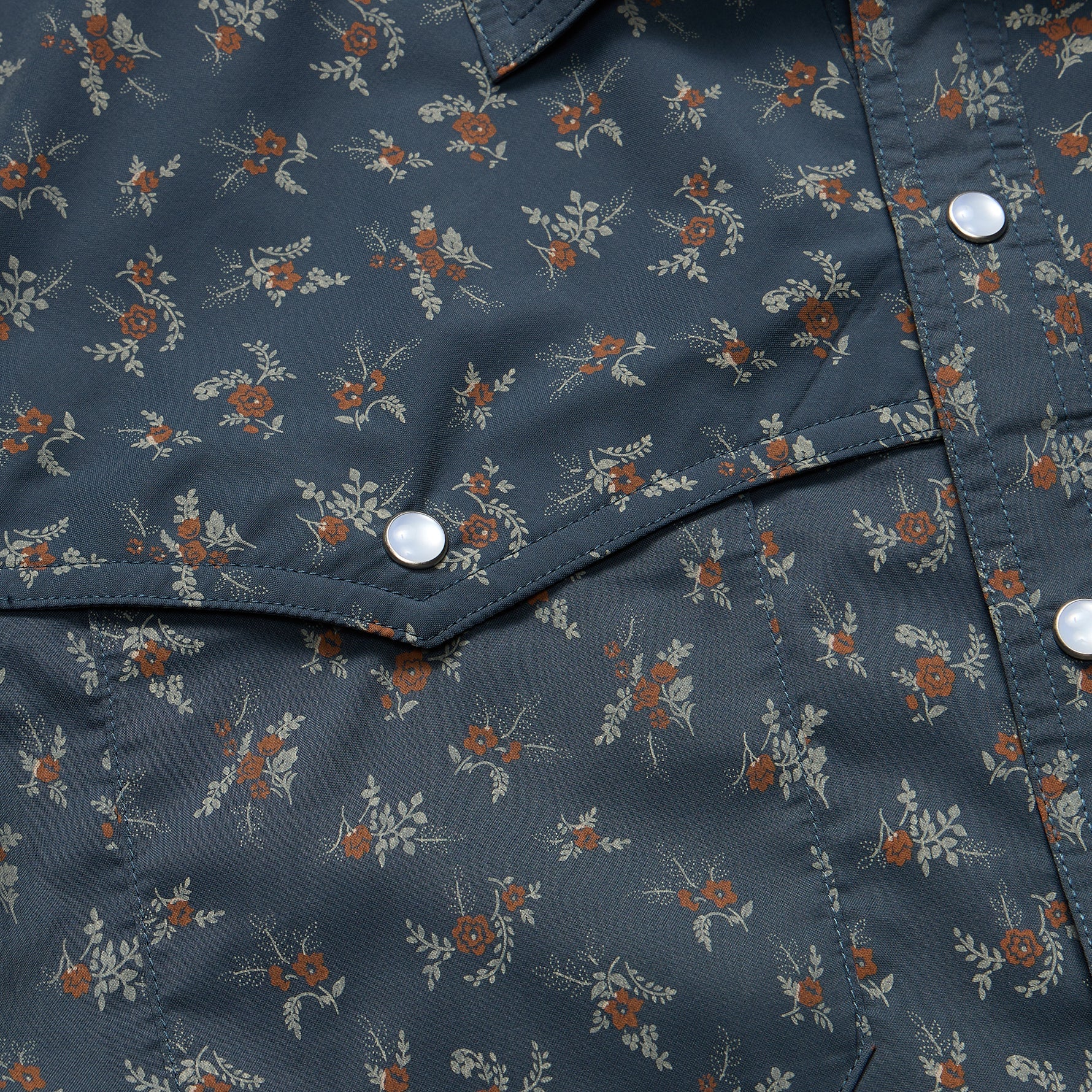 Open Country Tech Shirt : Rancher Floral : Dark Slate