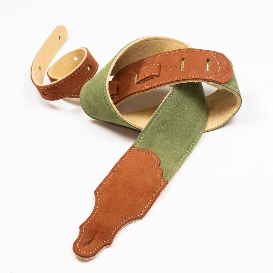 Sedona Suede Guitar Strap Olive