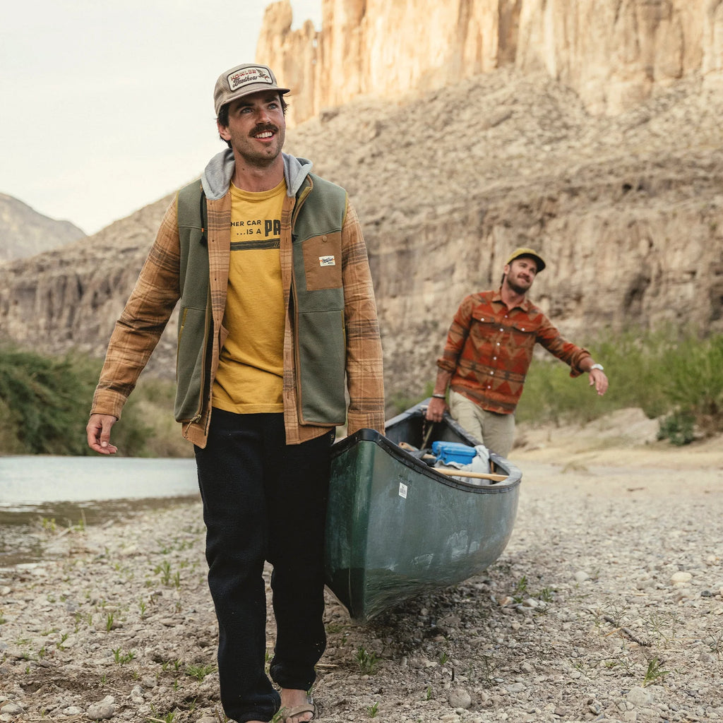 Free Range Fleece Vest - Oregano