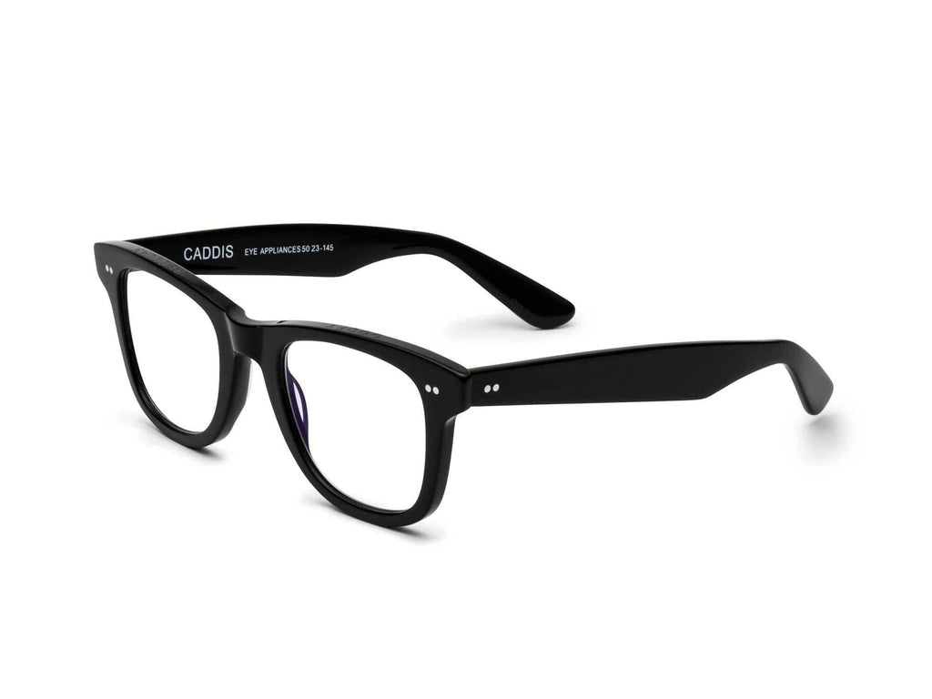 Caddis Porgy Backstage Reading Glasses Gloss Black