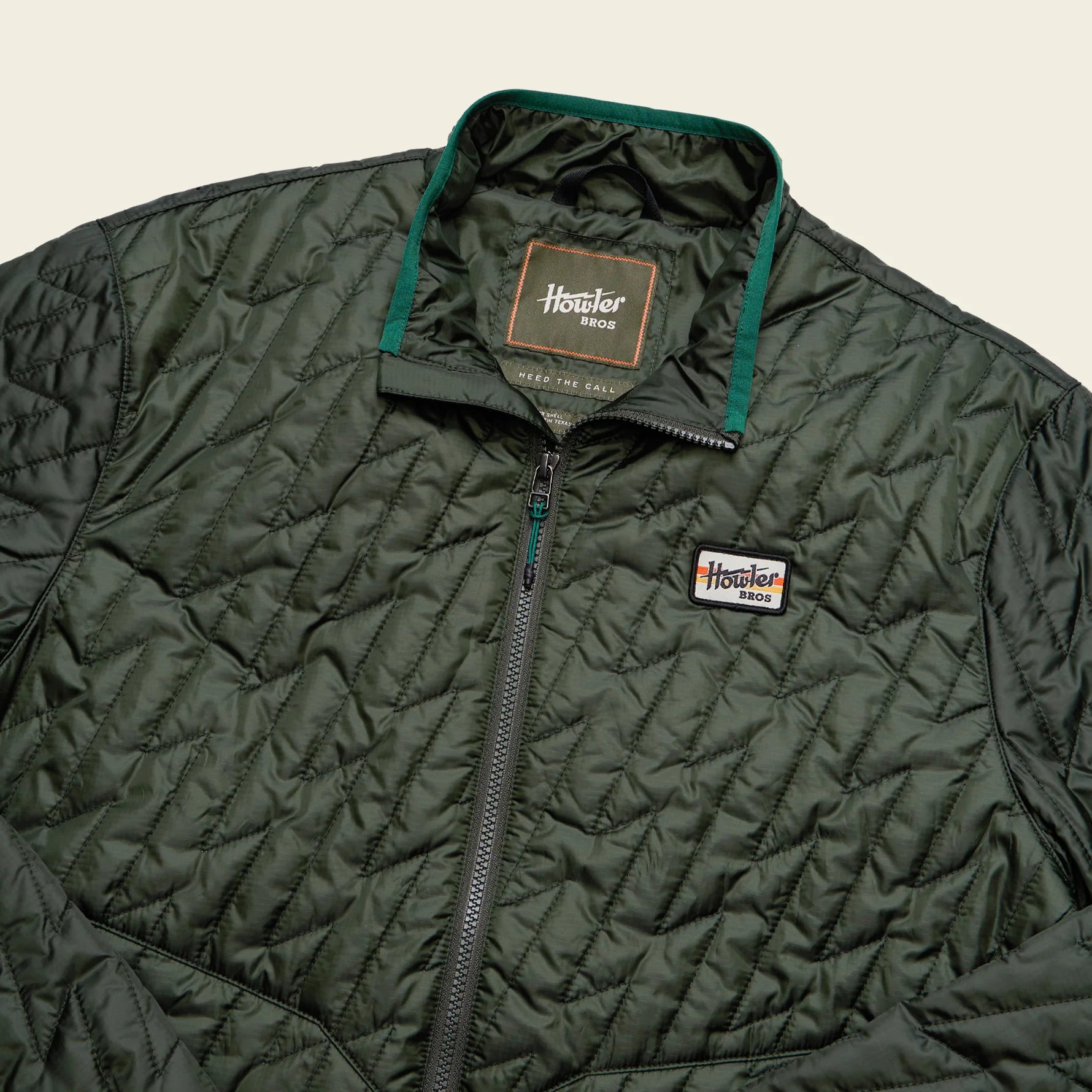 Voltage Quilted Jacket - Pine Needle