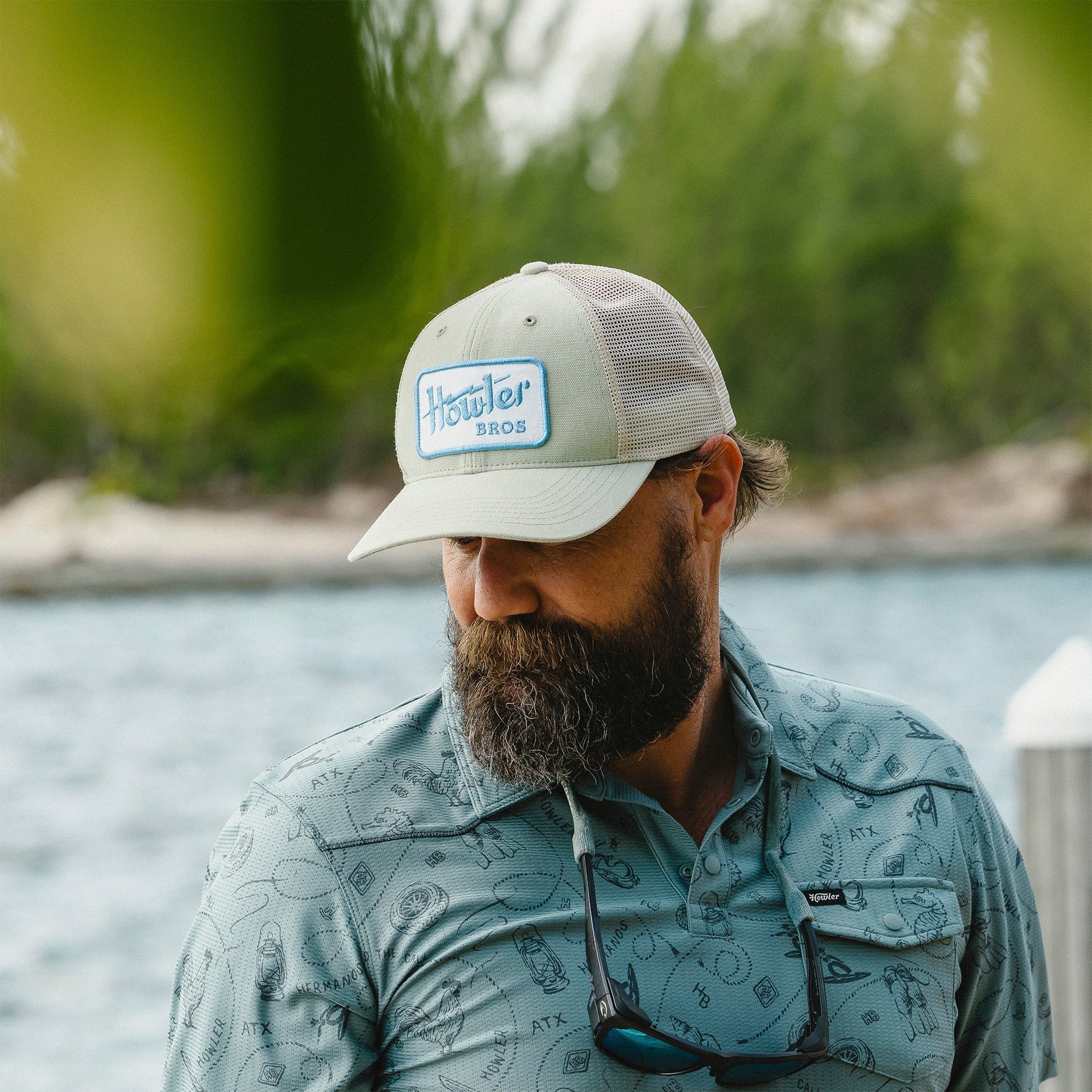 Howler Electric Standard Hat - Seafoam / White