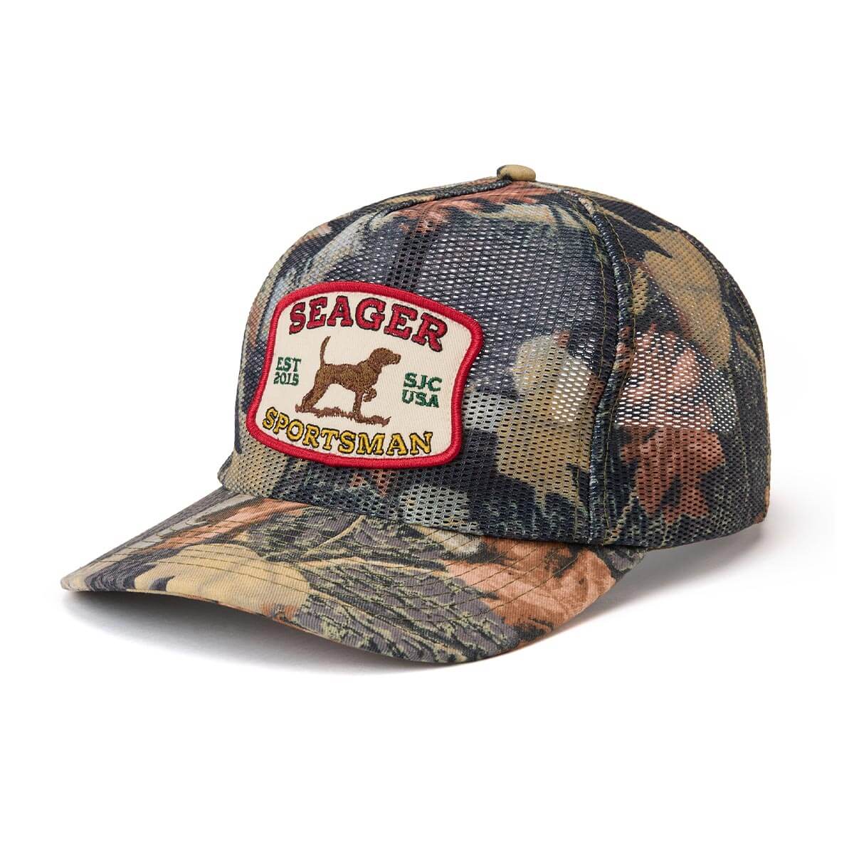 Sportsman Mesh Trucker SJC Camo Snapback Hat