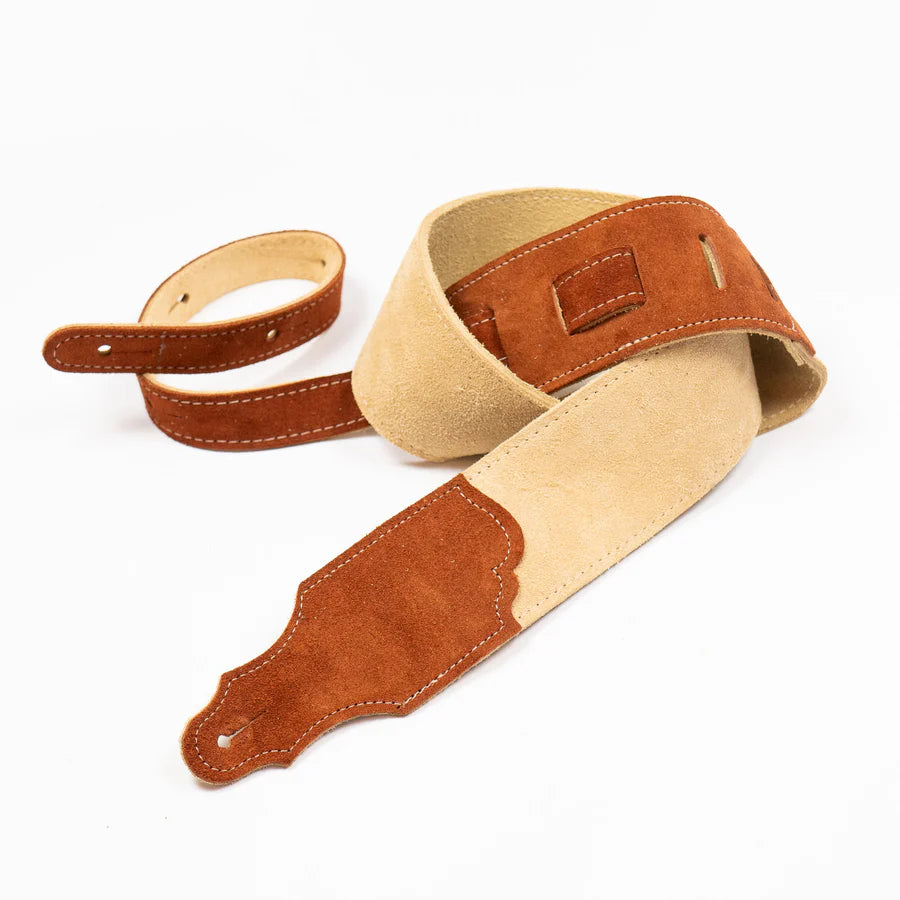 Sedona Suede Guitar Strap Honey