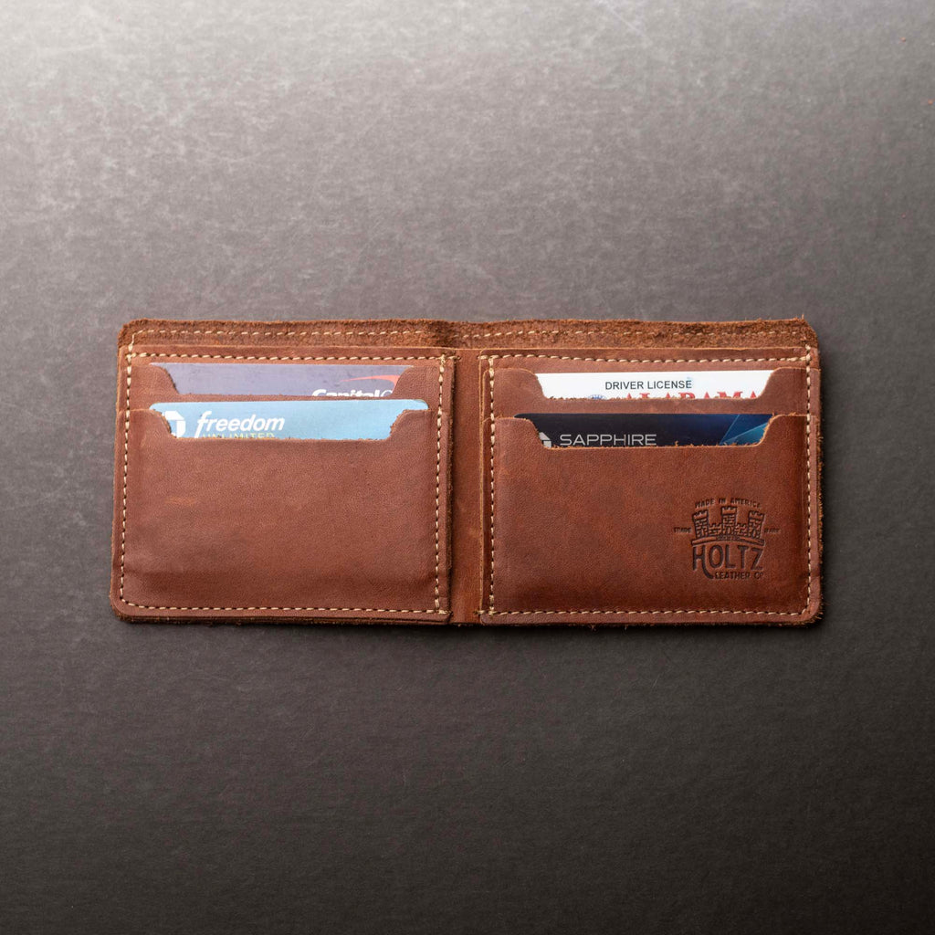 Slim Dixie BiFold Wallet Brown