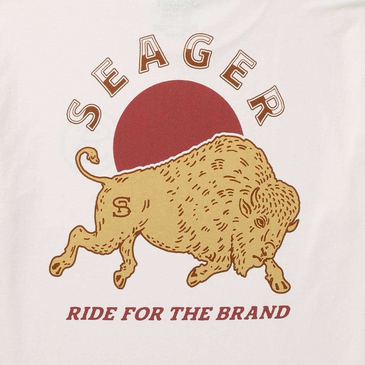 Ride For The Brand Tee Vintage White