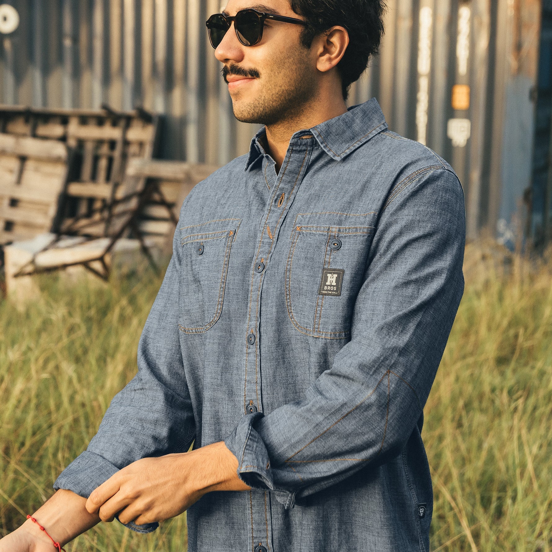Tallier Work Shirt - Washed Blue Chambray